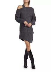 Amur Salem Wool-Blend Knit Minidress