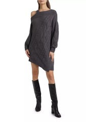 Amur Salem Wool-Blend Knit Minidress