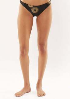 AMUSE SOCIETY Blaire Cheeky Bikini Bottom In Black
