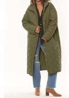 AMUSE SOCIETY Comet Coat In Moss