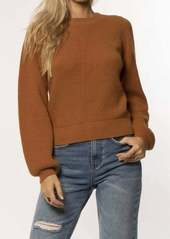 AMUSE SOCIETY Lulu Long Sleeve Sweater in Tawny