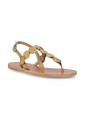 Ancient Greek Sandals 5mm Ilios Metallic Leather Flat Sandals