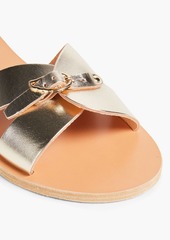 Ancient Greek Sandals - Ana metallic leather slides - Metallic - EU 40