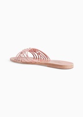 Ancient Greek Sandals - Andrea knotted faux leather sandals - Pink - EU 38