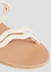 Ancient Greek Sandals - Chania leather slingback sandals - White - EU 38
