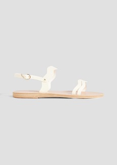 Ancient Greek Sandals - Chania leather slingback sandals - White - EU 36