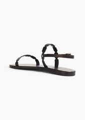 Ancient Greek Sandals - Clio laser-cut leather slingback sandals - Black - EU 37