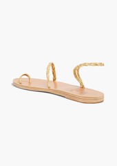 Ancient Greek Sandals - Eleftheria woven raffia slingback sandals - Neutral - EU 39