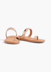Ancient Greek Sandals - Kyma metallic leather sandals - Neutral - EU 36