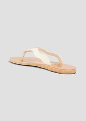 Ancient Greek Sandals - Laconia leather sandals - Black - EU 36