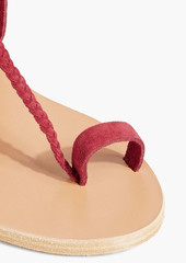 Ancient Greek Sandals - Melpomeni braided suede sandals - Red - EU 36