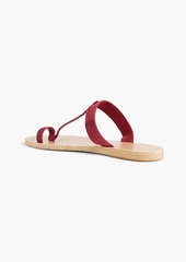 Ancient Greek Sandals - Melpomeni braided suede sandals - Red - EU 36