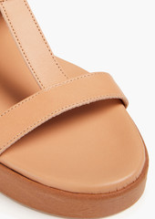 Ancient Greek Sandals - Myrtova leather platform slingback sandals - Neutral - EU 37