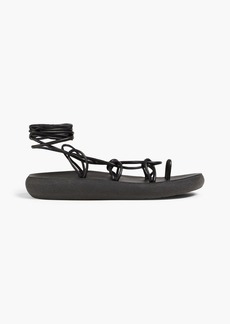 Ancient Greek Sandals - Nisi leather sandals - Black - EU 36