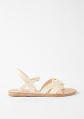 Ancient Greek Sandals - Pallada Braided-strap Leather Sandals - Womens - Off White
