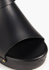 Ancient Greek Sandals - Studded leather clogs - Black - EU 36