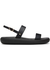 Ancient Greek Sandals Black Clio Comfort Sandals