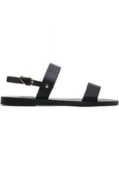 Ancient Greek Sandals Black Clio Sandals