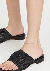 Ancient Greek Sandals Chain Full of Sparkles Anklet