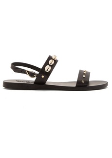 Ancient Greek Sandals Clio shell-embellished sandals