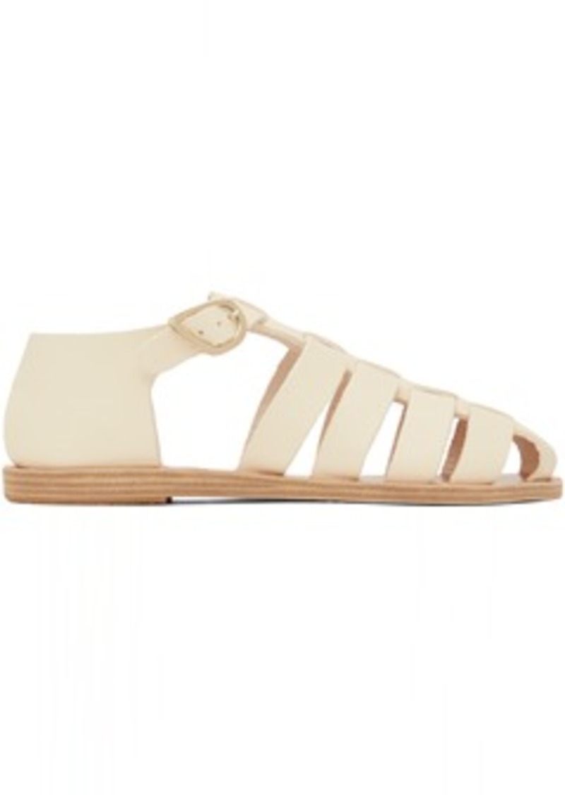 Ancient Greek Sandals Off-White Homeria Sandals