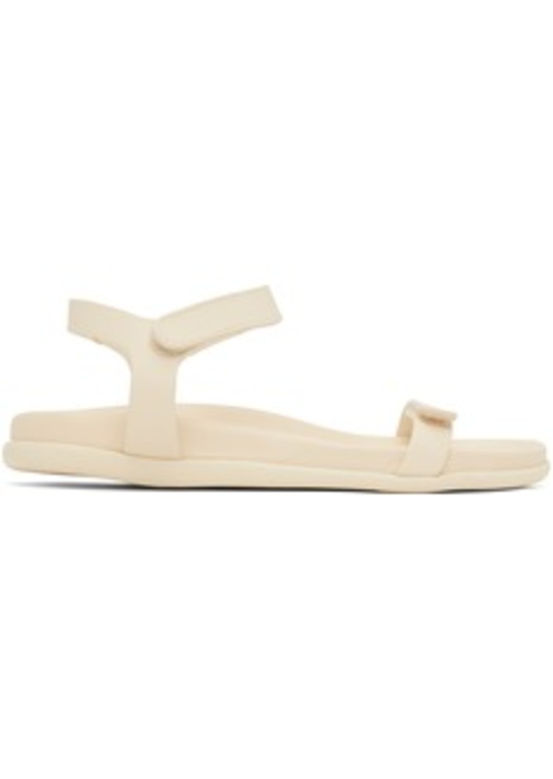 Ancient Greek Sandals Off-White Poros Sandals