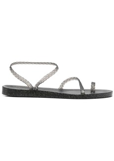 Ancient Greek Sandals glitter-detailed single-toe sandals