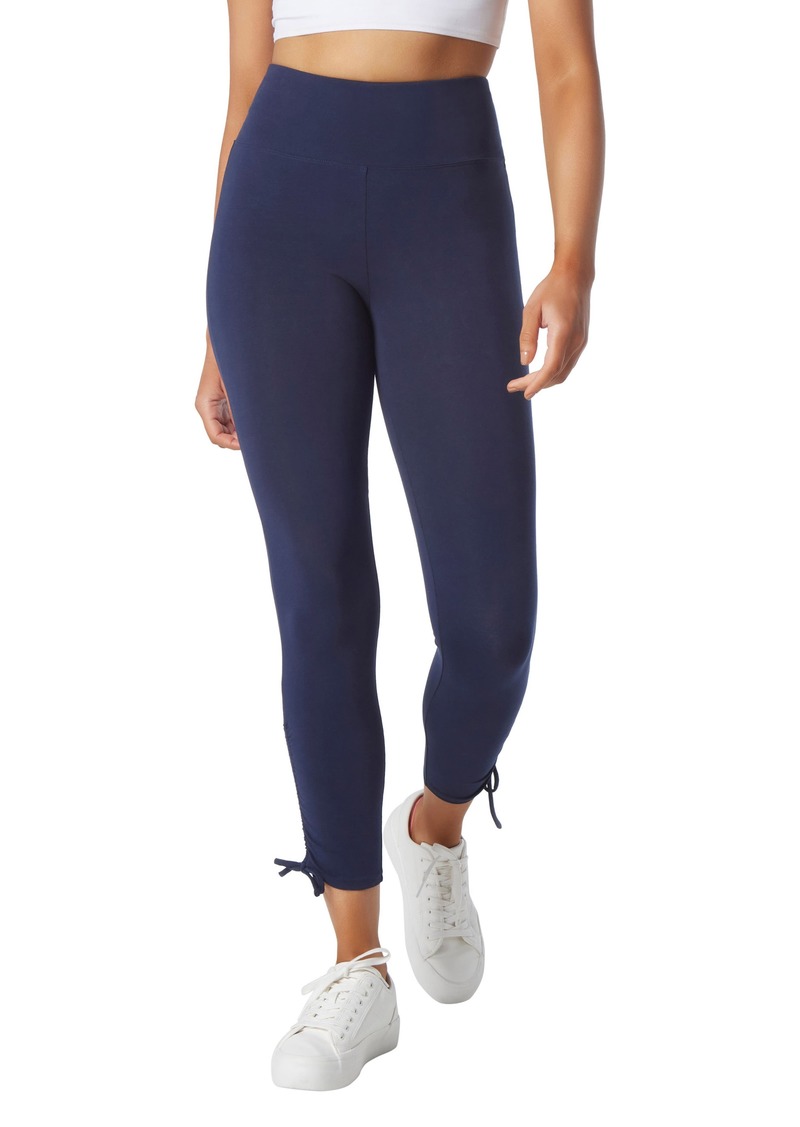 Andrew Marc Sport Crop Cinched Leggings in Midnight at Nordstrom Rack