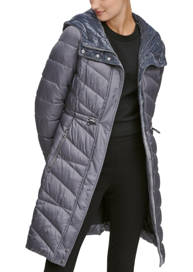 andrew marc insulated quilted coat