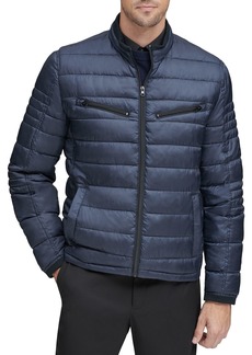 Andrew Marc Grymes Quilted Packable Racer Jacket 