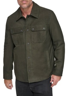 Andrew Marc Laredo Leather Overshirt