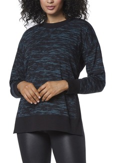 Andrew Marc Printed French Terry Pullover