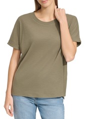 Andrew Marc Sport Boxy Crewneck T-Shirt in Dusty Olive at Nordstrom Rack
