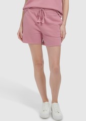 Andrew Marc Sport French Terry Pull-On Shorts in Black at Nordstrom Rack