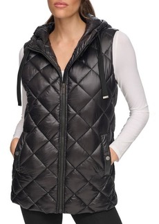 Andrew Marc Sport Hooded Packable Quilted Puffer Vest