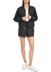 Andrew Marc Stretch Zip-Up Jacket in Dragon Fruit at Nordstrom Rack