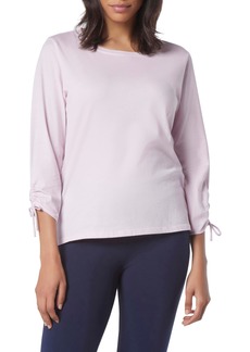Andrew Marc Sport Three-Quarter Sleeve Cinched T-Shirt in Baby Pink at Nordstrom Rack