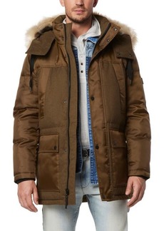 Andrew Marc Tripp Water Resistant Parka in Moss at Nordstrom