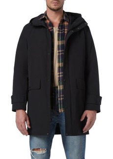 Andrew Marc Tucker Water Resistant Hooded Parka in Black at Nordstrom