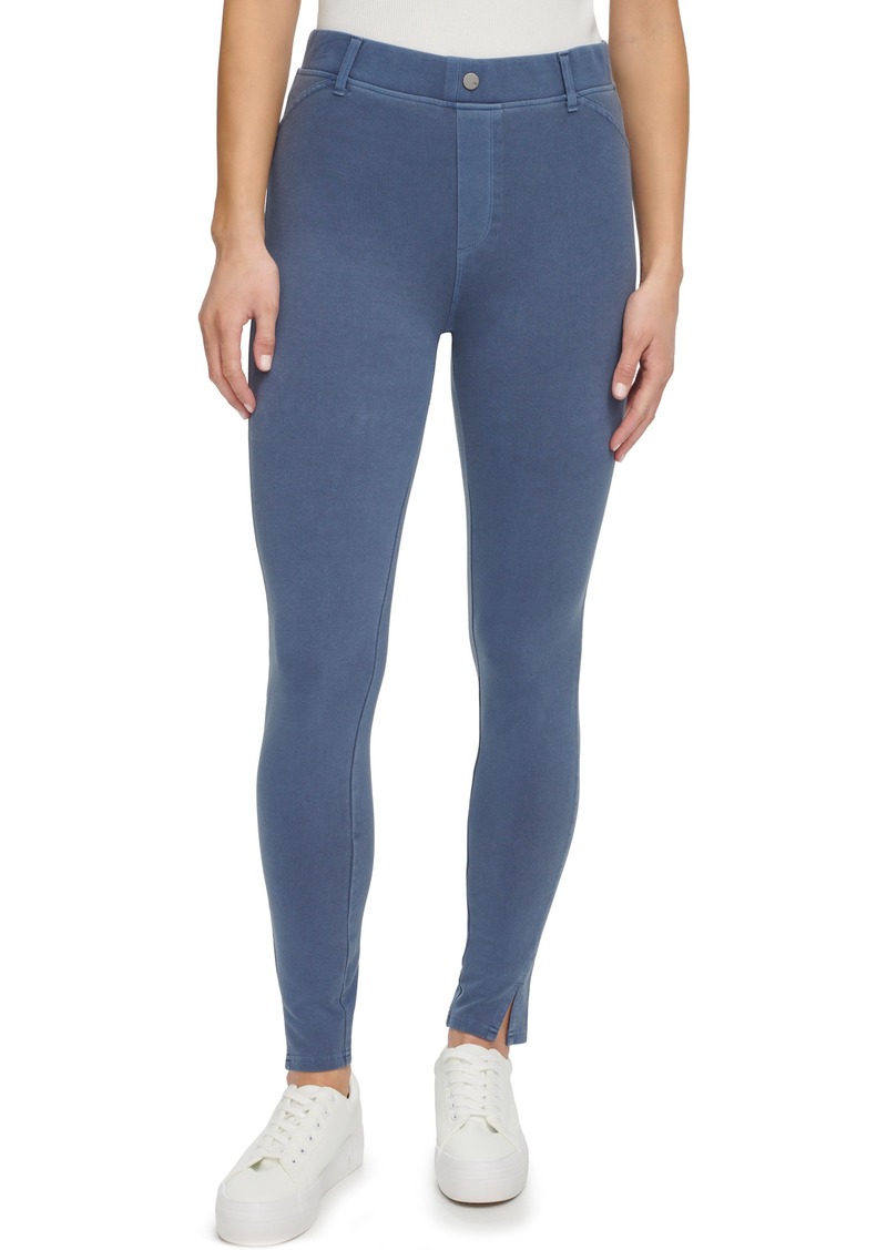 Andrew Marc Twill High Waist Pants in Ink at Nordstrom Rack