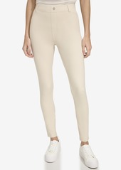 Andrew Marc Sport Women's Light Weight Stretch Twill Full Length Pull on Pant - Sandshell