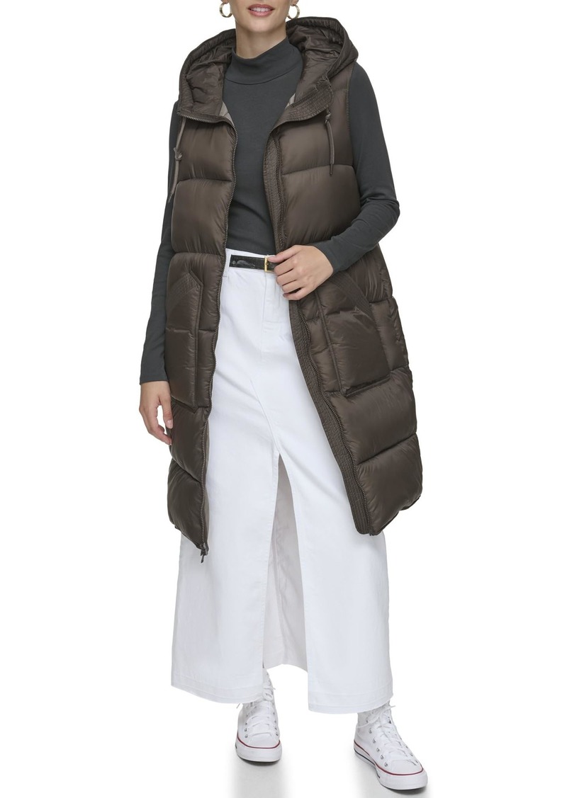 Andrew Marc Women's Long Puffer Vest