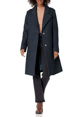 Andrew Marc Women's Wool Boucle Straight Fit Coat  S