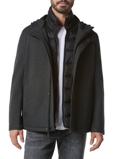 Andrew Marc Berwick 3-In-1 Quilted Vest & Hooded Jacket