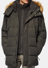 Andrew Marc Conway Faux Fur Trimmed Hooded Jacket