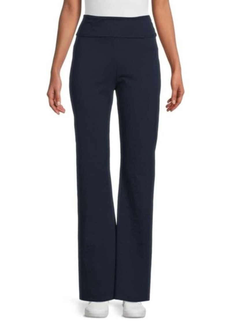 Andrew Marc High Waist Flared Pants