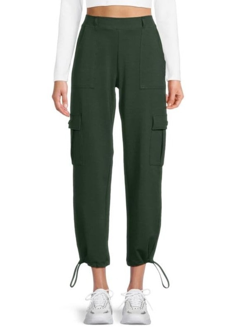 Andrew Marc Knit Twill Cropped Cargo Pants