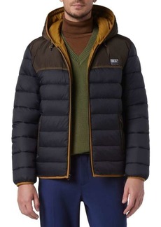 Andrew Marc Malone Colorblock Hooded Puffer Jacket