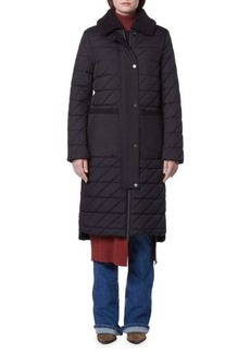 Andrew Marc Maxine Long Quilted Puffer Coat