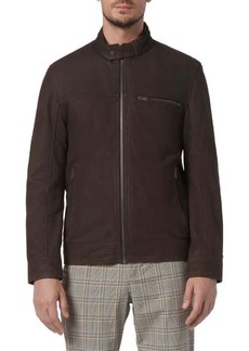 Andrew Marc Norworth Leather Racing Jacket
